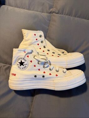 Converse All Star Platform Sneakers (Love me)